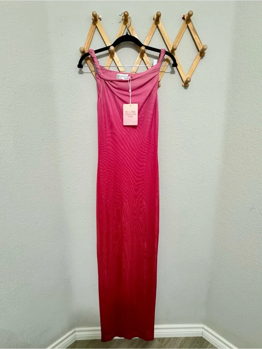 NWT! Hello Molly Palette at Night Pink Ombré Maxi Dress Size 4